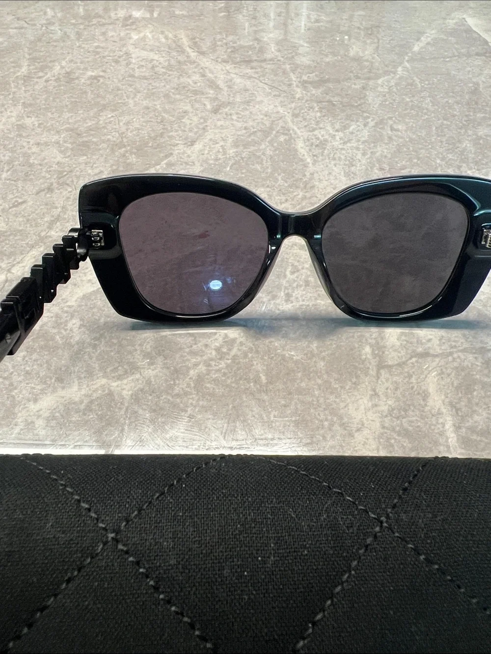 Chanel Women's Black Sunglasses - Classic Oversized Frame